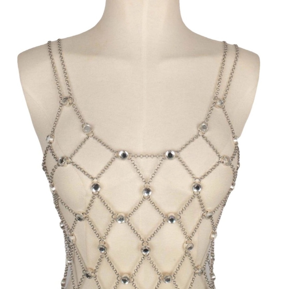 Silver Chain crystals Paco Rabanne - Picture 2 of 8